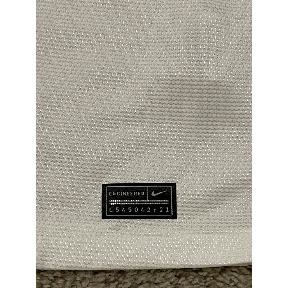 NIKE DRI FIT TOTTENHAM Football Soccer Jersey White AIA Large Men - Picture 3 of 5